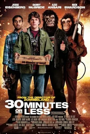 30 Minutes or Less 2011 Hindi Dual Audio HD Poster Download - Filmyzilla