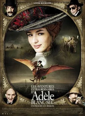 The Extraordinary Adventures of Adèle Blanc-Sec 2010 Hindi Dual Audio HD Poster Download - Filmyzilla