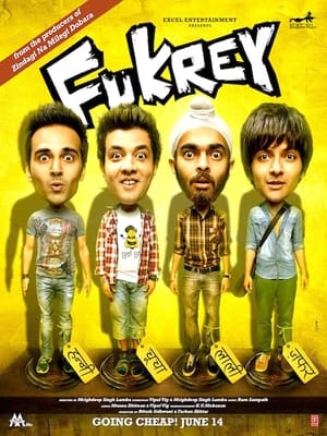 Fukrey (2013) Full Movie Download - 1GB HD Poster Download - Filmyzilla
